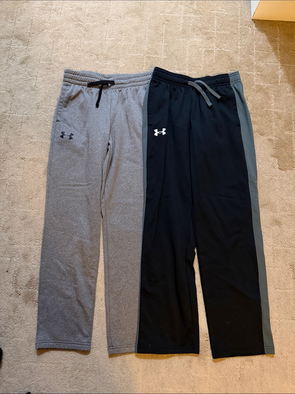 Under Armour Kids' Jogger Pants in Gray and Black